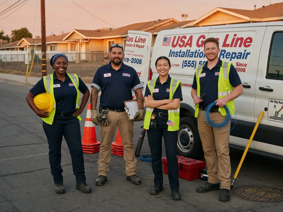 Gas Line Installation company in Round Top, TX